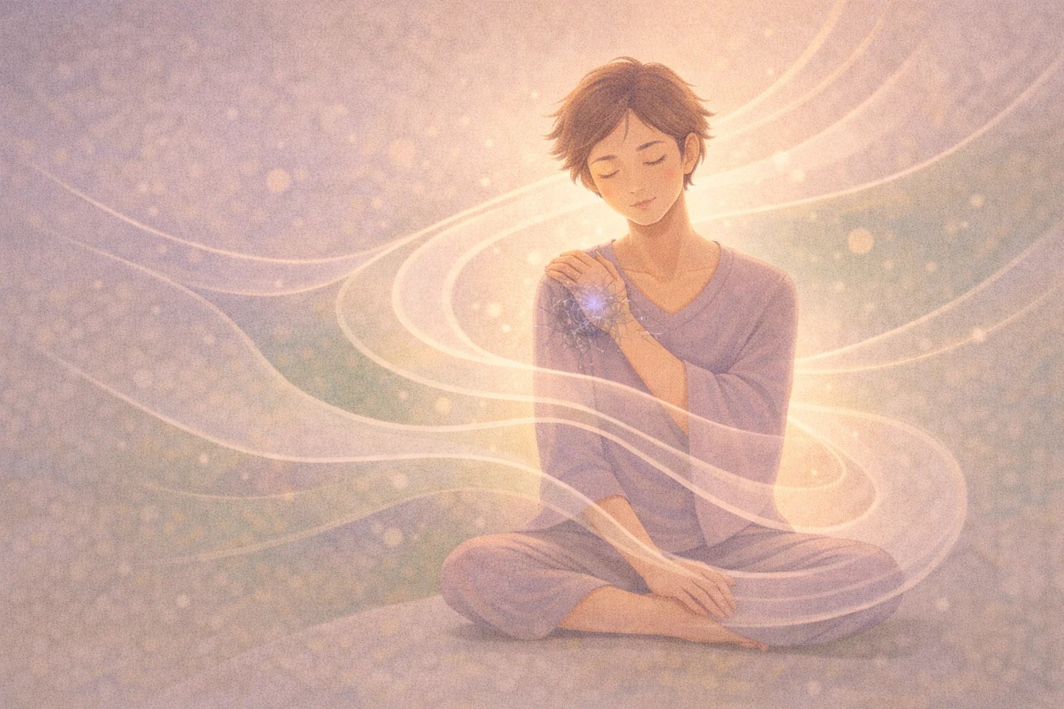 Soothing meditation visualization for chronic pain relief and comfort